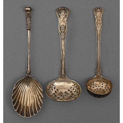 Two Victorian silver sugar