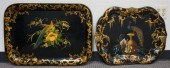 TWO VICTORIAN STYLE GILT TOLE