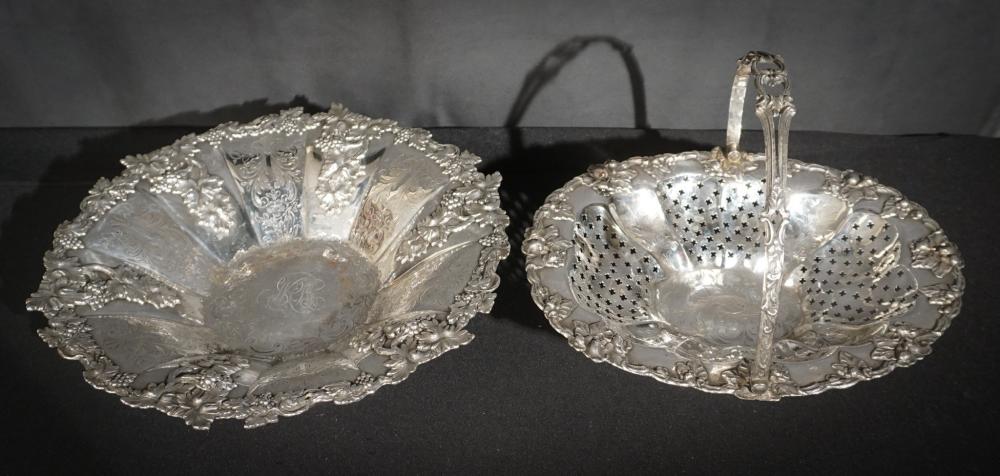TWO VICTORIAN STYLE GRAPE AND