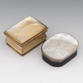 TWO VICTORIAN TORTOISE SHELL,