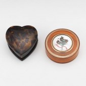 TWO VICTORIAN TORTOISE SHELL,