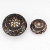 TWO VICTORIAN TORTOISE SHELL,