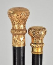 Two Victorian Walking Sticks w