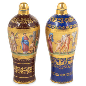 Two Vienna Porcelain Covered
