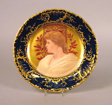 Two Vienna style porcelain