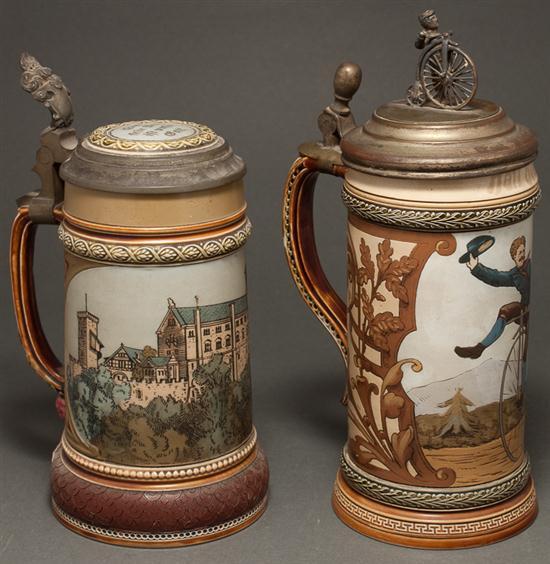 Two Villeroy & Boch Mettlach