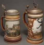 Two Villeroy & Boch Mettlach p