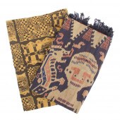 TWO VINTAGE AFRICAN AND INDONE