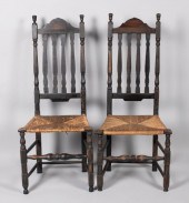 TWO VINTAGE AMERICAN BANNISTER