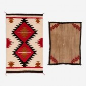 TWO VINTAGE/ ANTIQUE NAVAJO BL