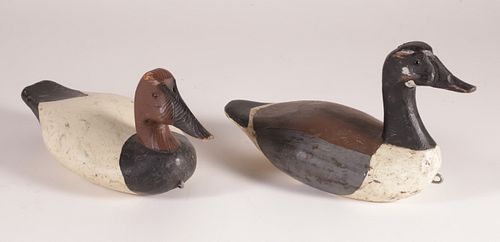 TWO VINTAGE BACK BAY DECOY