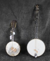 TWO VINTAGE BANJOSTWO VINTAGE