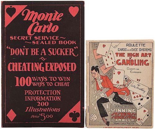 TWO VINTAGE BOOKS ON CHEATING.Two