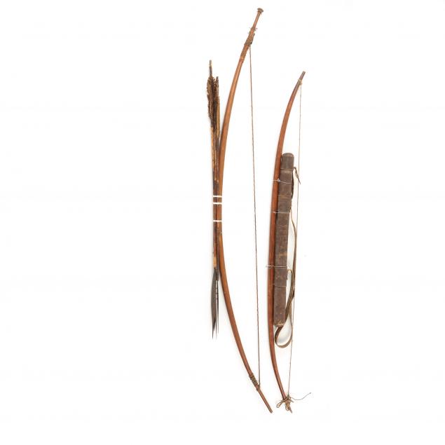 TWO VINTAGE BOWS ATTRIBUTED TO