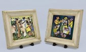 TWO VINTAGE BRAZILIAN PAINTED