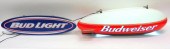 TWO VINTAGE BUD LIGHT BEER ADV