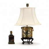 TWO VINTAGE CHINOISERIE DECORA