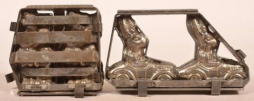 TWO VINTAGE CHOCOLATE MOLDS.Two