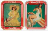 TWO VINTAGE COCA-COLA ADVERTIS