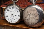 TWO VINTAGE COLUMBUS KING POCK