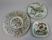 TWO VINTAGE DANISH BROWN AND W