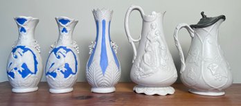 Two vintage English Parian