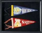 TWO VINTAGE FELT NANTUCKET PEN