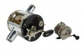 TWO VINTAGE FISHING REELS-EDWA