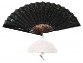 TWO VINTAGE FOLD-OUT FANSTwo v