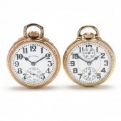 TWO VINTAGE GOLD FILLED OPEN F
