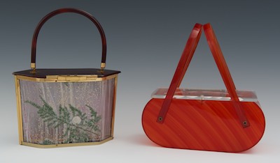 Two Vintage Handbags A bag with