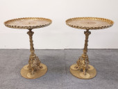 TWO VINTAGE INDIAN BRASS PIECR