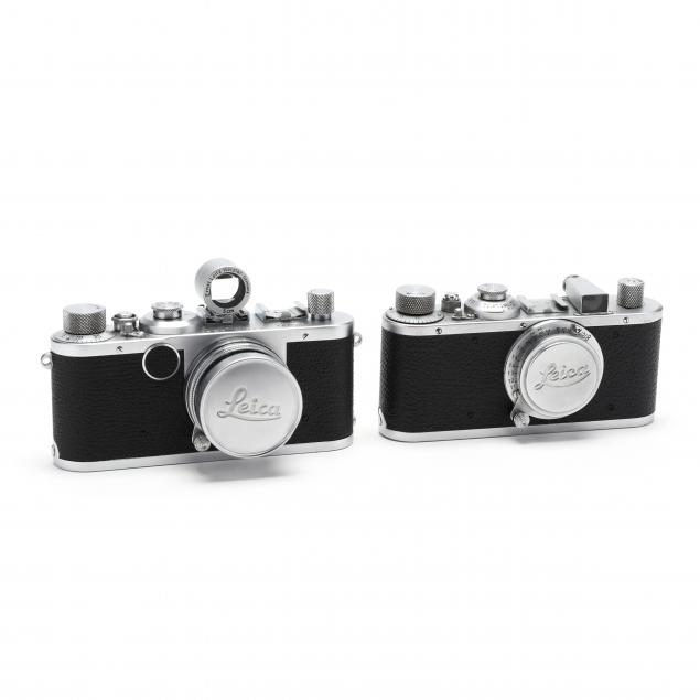 TWO VINTAGE LEICA D.R.P. LEITZ