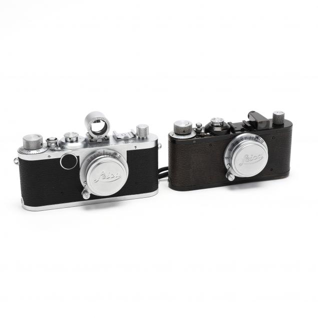 TWO VINTAGE LEICA D.R.P. LEITZ