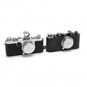 TWO VINTAGE LEICA D.R.P. LEITZ