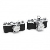 TWO VINTAGE LEICA D.R.P. LEITZ