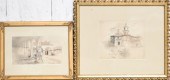 Two vintage Louis K. Harlow wa