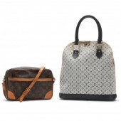TWO VINTAGE LOUIS VUITTON HAND