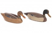TWO VINTAGE LOUISIANA DUCK DEC
