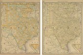 TWO VINTAGE MAPS, "VERTICAL MA