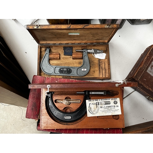 Two vintage Micrometer Swiss and