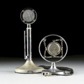 TWO VINTAGE MICROPHONES, SHURE