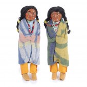 TWO VINTAGE NATIVE AMERICAN HA