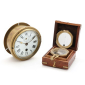 TWO VINTAGE NAUTICAL INSTRUMEN