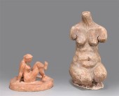 Two vintage nude female form c