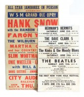 TWO VINTAGE PROMOTIONAL CONCER