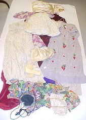 Two vintage purses; a velvet c