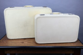 TWO VINTAGE SKYWAY LUGGAGE SUI