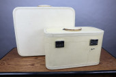 TWO VINTAGE SKYWAY LUGGAGE, TR