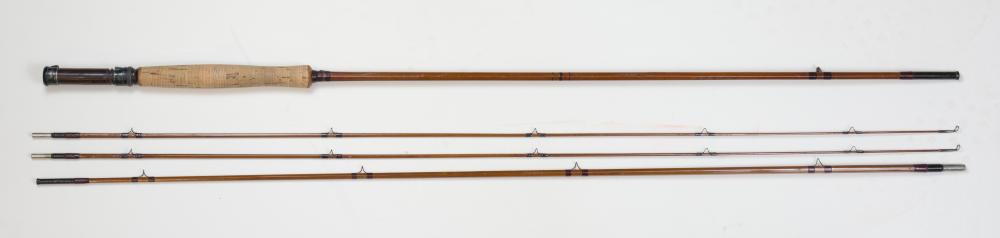 TWO VINTAGE SPLIT BAMBOO FLY